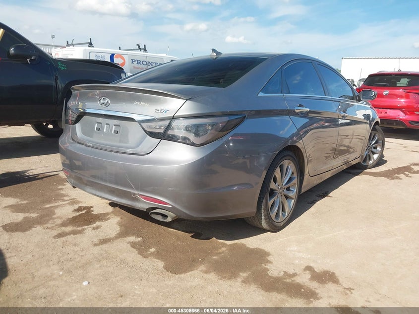 2012 Hyundai Sonata 2.0 Se 2.0T grey Lot 111045308666 Vin 5NPEC4AB3CH467280