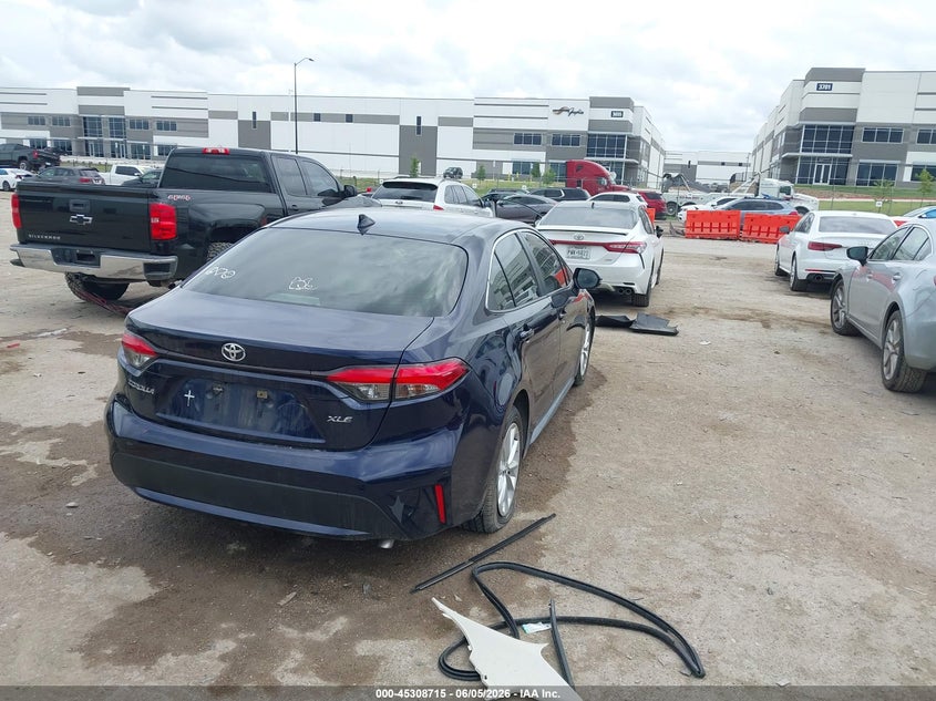 Vin: jtdfprae3lj025509, lot: 45806600, toyota corolla xle 20204