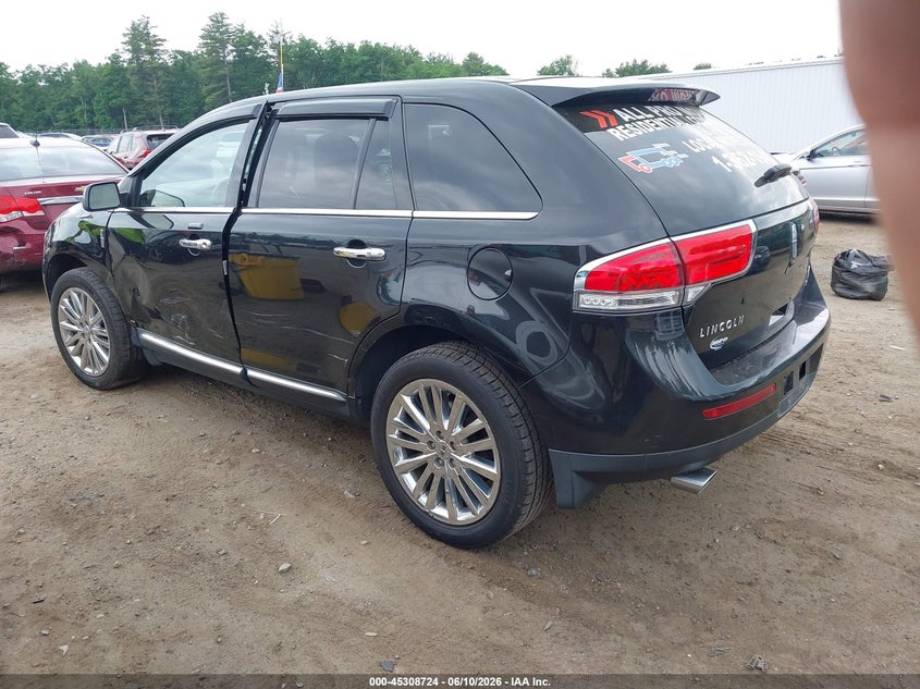 Vin: 2lmdj8jk1bbj23143, lot: 45806609, lincoln mkx 20113