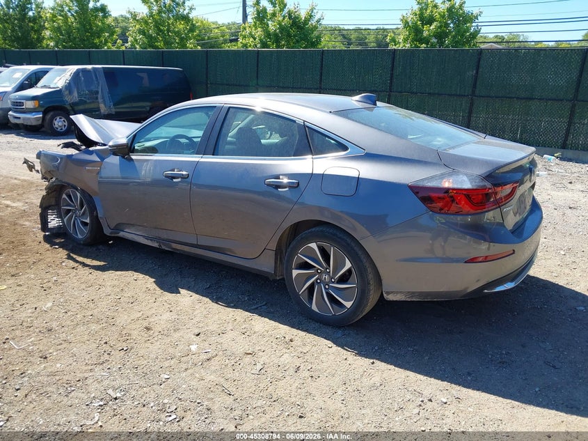 Vin: 19xze4f91ke032617, lot: 45806679, honda insight touring 20193