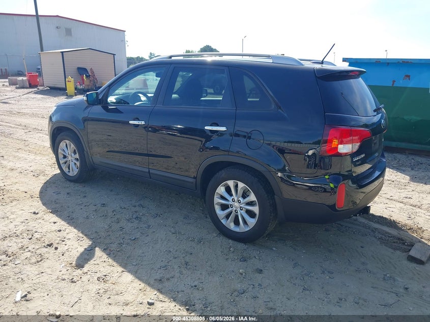 Vin: 5xyku4a78fg650648, lot: 45806690, kia sorento ex v6 20153