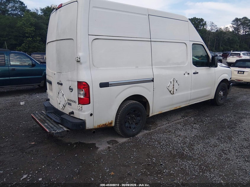 Vin: 1n6bf0lx6cn112550, lot: 45806695, nissan nv 2500 nv2500 hd s v6 20124