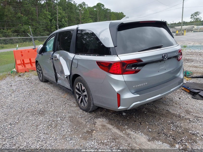 Vin: 5fnrl6h65sb084444, lot: 45806701, honda odyssey ex-l 20253