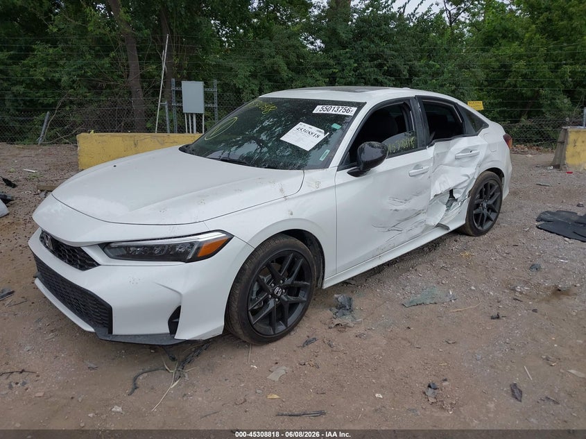 2025 HONDA CIVIC HYBRID auction photo 2