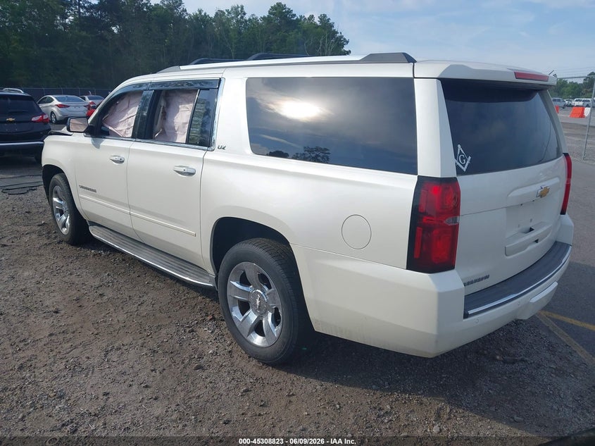 Vin: 1gnskkkcxfr249486, lot: 45806708, chevrolet suburban ltz 20153