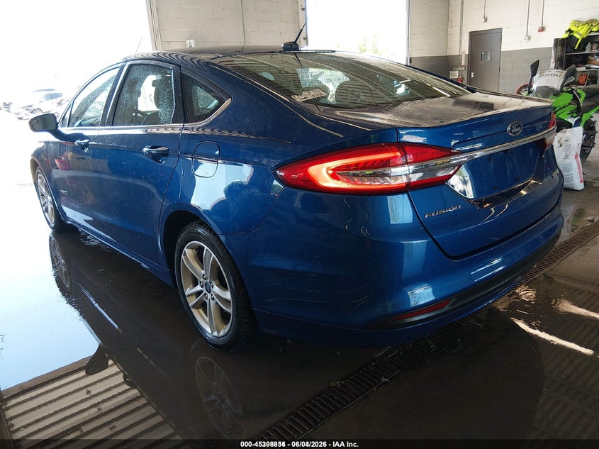 Vin: 3fa6p0uu8jr271558, lot: 45806721, ford fusion hybrid s 20183