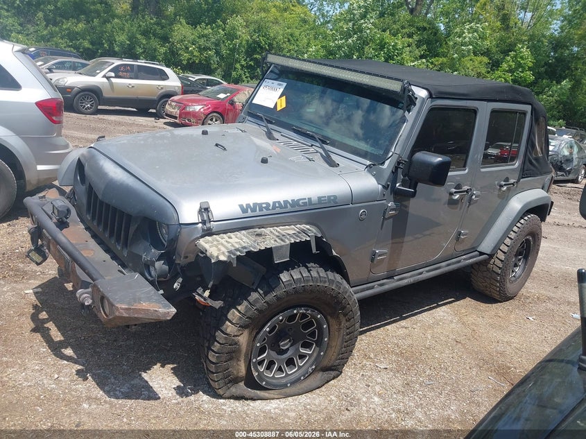Vin: 1c4bjwdgxgl138217, lot: 45806772, jeep wrangler unlimited black bear 20162