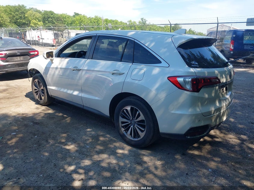 Vin: 5j8tb4h79gl000458, lot: 45806783, acura rdx advance package 20163