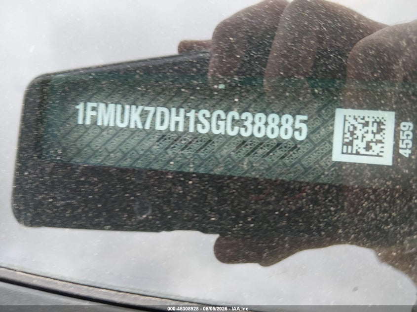2025 FORD EXPLORER 2.3L I-4 DI, DOHC, V(VIN: 1FMUK7DH1SGC38885