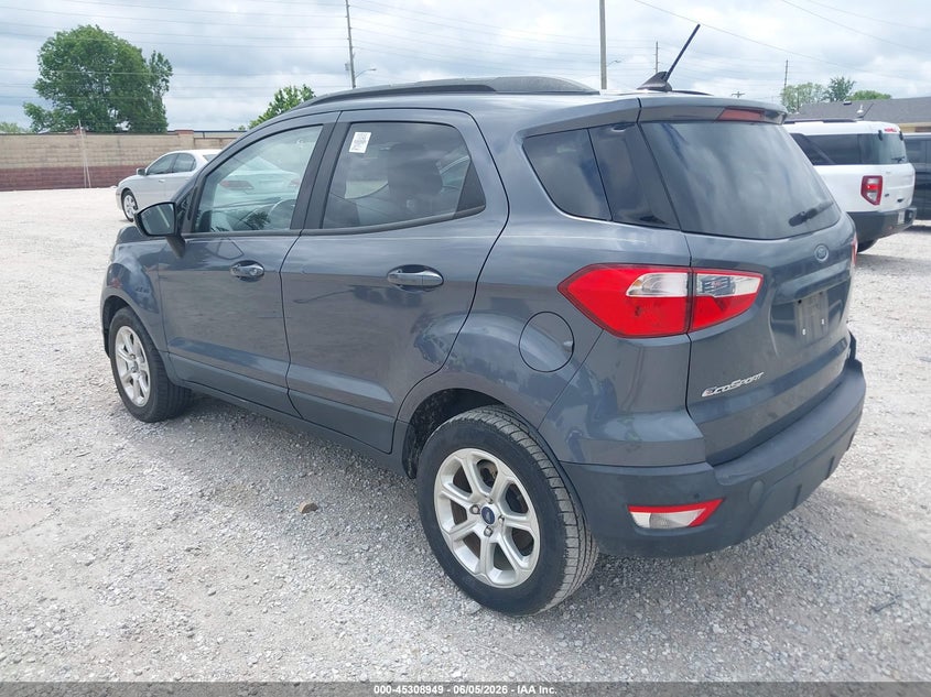 Vin: maj3s2ge0kc267795, lot: 45806834, ford ecosport se 20193