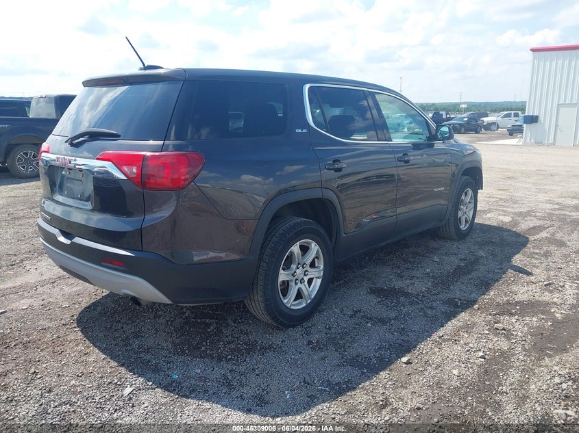 Vin: 1gkknkla5hz295800, lot: 45806890, gmc acadia sle-1 20174