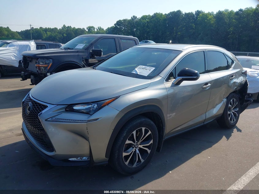 Vin: jtjbarbz5g2085774, lot: 45806959, lexus nx 200t f sport 20162
