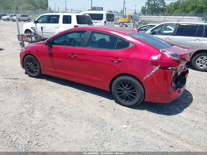 Vin: 5npd74lf7hh108098, lot: 45806971, hyundai elantra se 20173