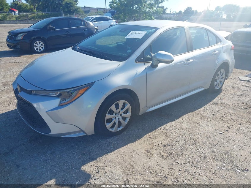 2021 Toyota Corolla Le 5YFEPMAE2MP202482 photo 1