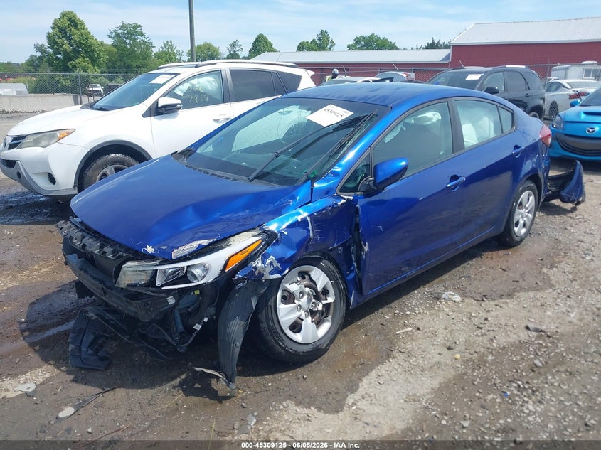 Vin: 3kpfk4a70he093080, lot: 45807010, kia forte lx 20172