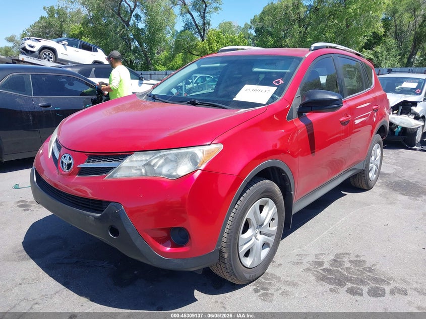 Vin: 2t3bfrev8dw106763, lot: 45807022, toyota rav4 le 20132