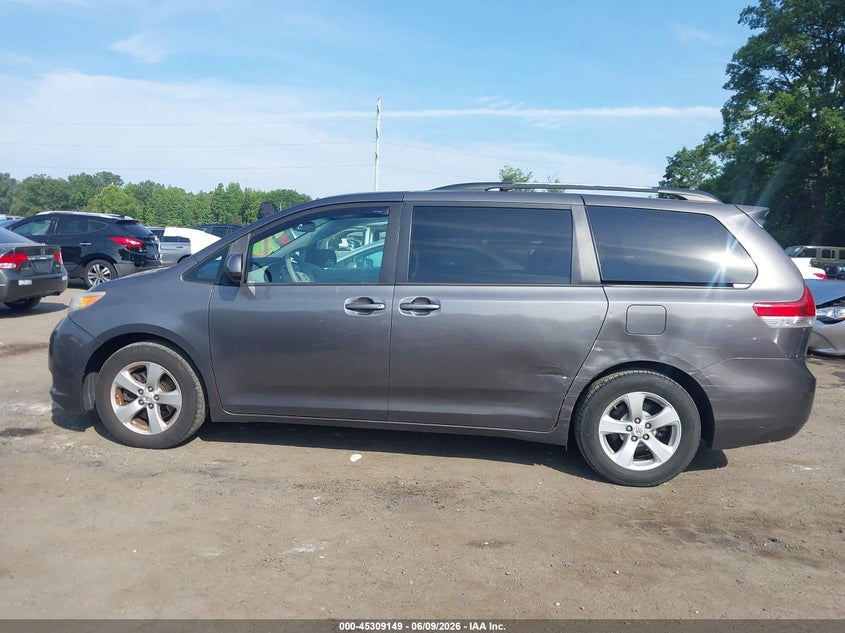 2011 TOYOTA SIENNA VAN 3.5L V-6 DOHC, VVT, 265HP