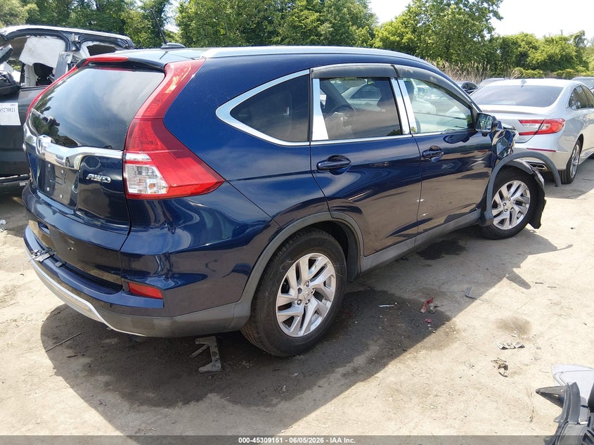 2015 Honda Cr-V Ex-L VIN: 2HKRM4H76FH639791 Lot: 45309151