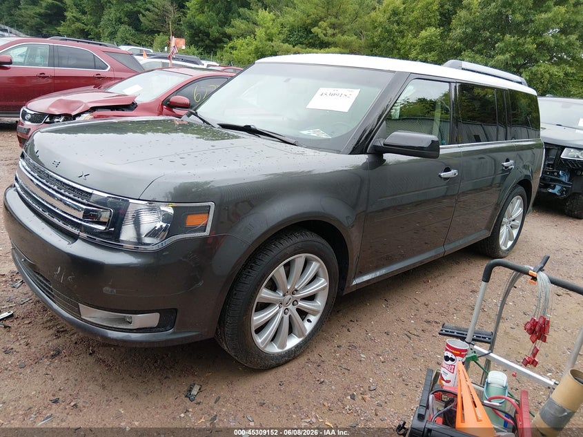 Vin: 2fmhk6c83fba11773, lot: 45807037, ford flex sel 20152