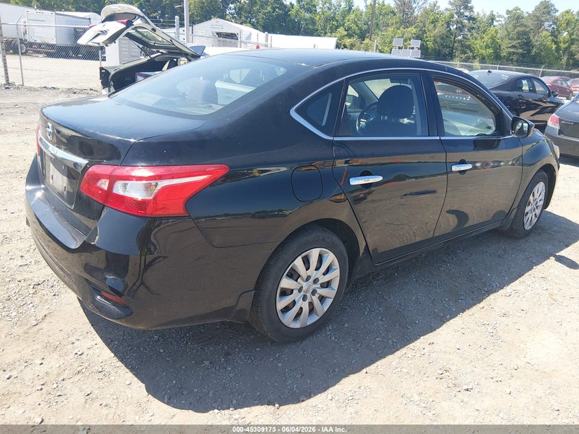 Vin: 3n1ab7ap4hy280397, lot: 45807058, nissan sentra s 20174