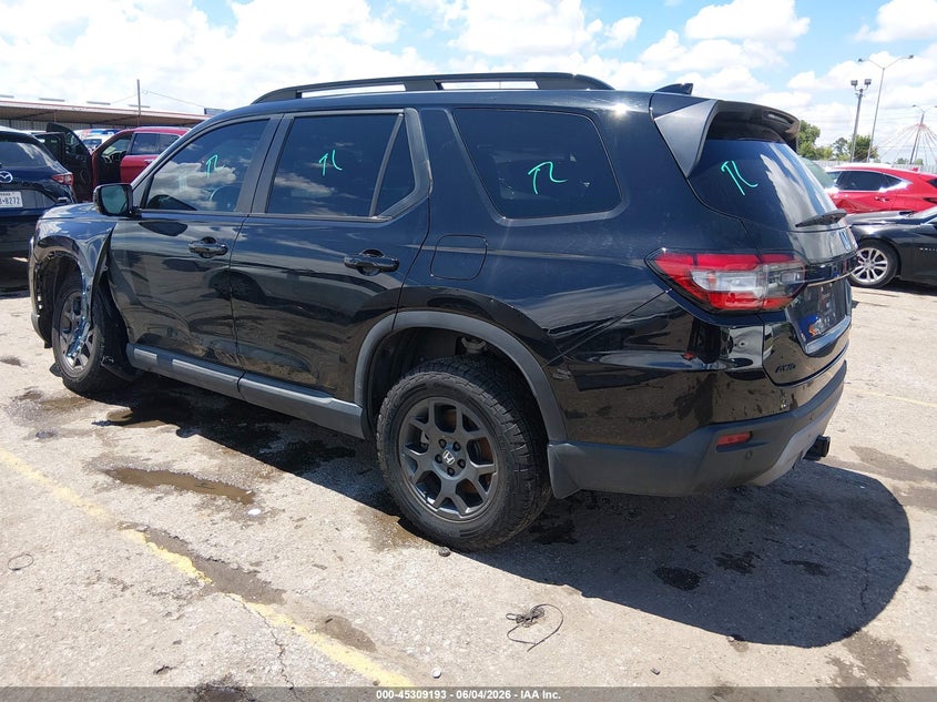 Vin: 5fnyg1h63sb020311, lot: 45807078, honda pilot trailsport 20253