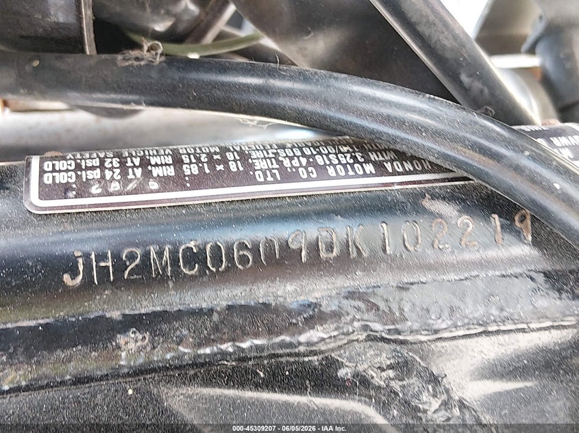 1983 Honda Cm250 C VIN: JH2MC0609DK102219 Lot: 45309207