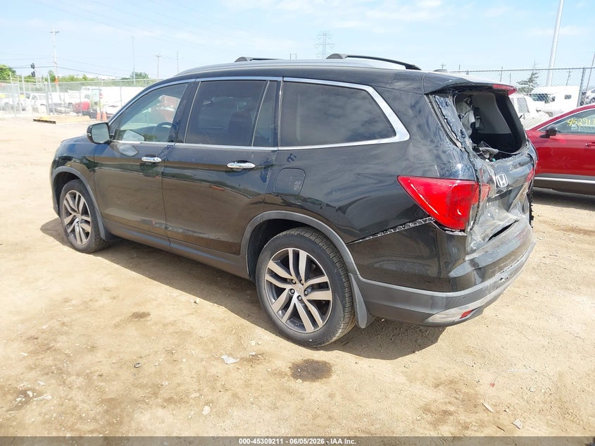Vin: 5fnyf5h91hb030400, lot: 45807096, honda pilot touring 20173
