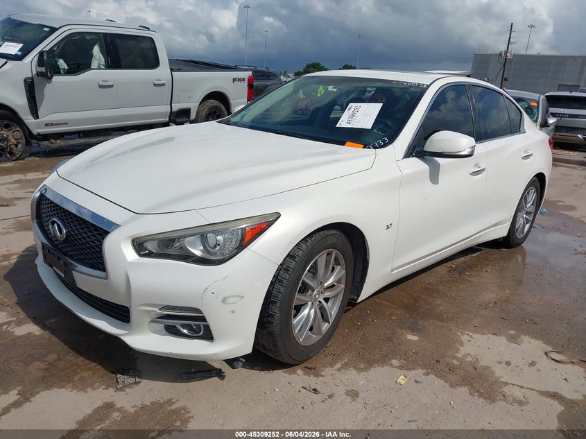 Vin: jn1bv7ap9fm343733, lot: 45807137, infiniti q50 premium 20152