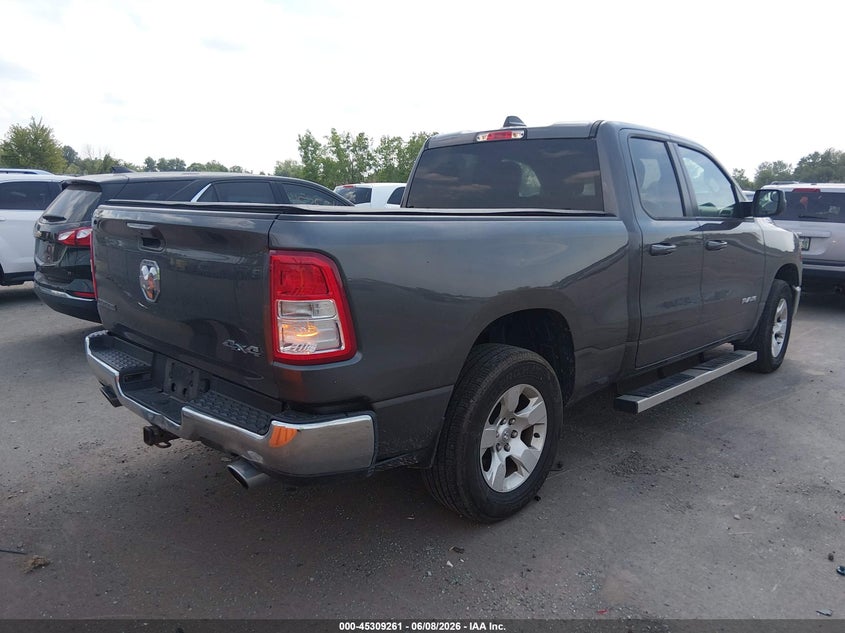 Vin: 1c6srfbt1nn134123, lot: 45807146, ram 1500 big horn  4x4 6'4 box 20224