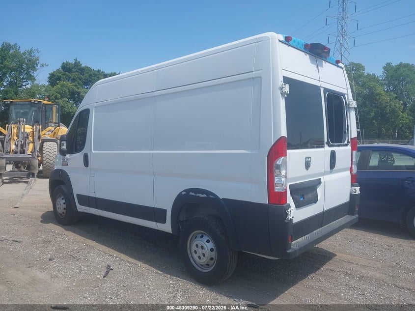 Vin: 3c6trvbg3le105998, lot: 45807175, ram promaster 1500 high roof 136 wb 20203