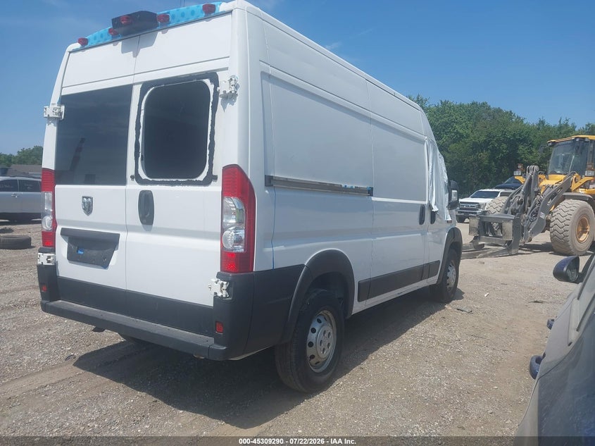 Vin: 3c6trvbg3le105998, lot: 45807175, ram promaster 1500 high roof 136 wb 20204