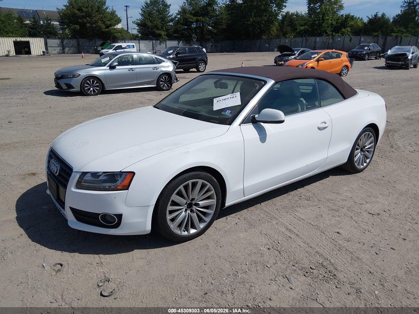 Vin: waujfafh7an025419, lot: 45807188, audi a5 2.0t premium 20102