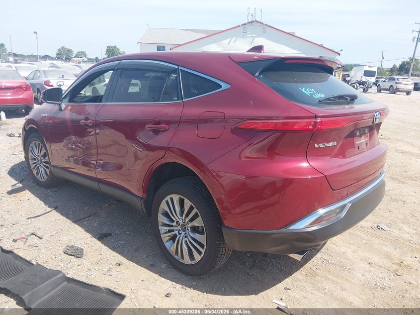 Vin: jteaaaah6mj038095, lot: 45807191, toyota venza limited 20213