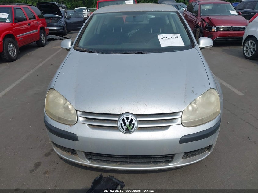 2006 VOLKSWAGEN GOLF HATCHBACK 2.5L I-5 DOHC, VVT, 150HP