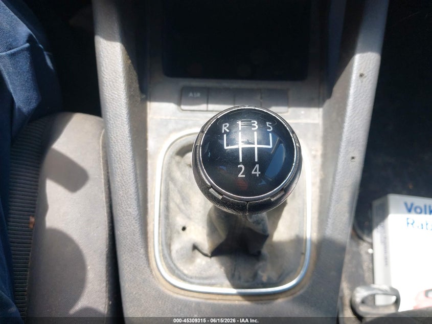 2006 VOLKSWAGEN GOLF HATCHBACK 2.5L I-5 DOHC, VVT, 150HP