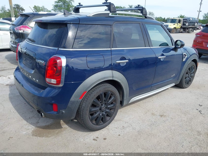 Vin: wmzyt5c34j3e60486, lot: 45807202, mini countryman cooper s 20184