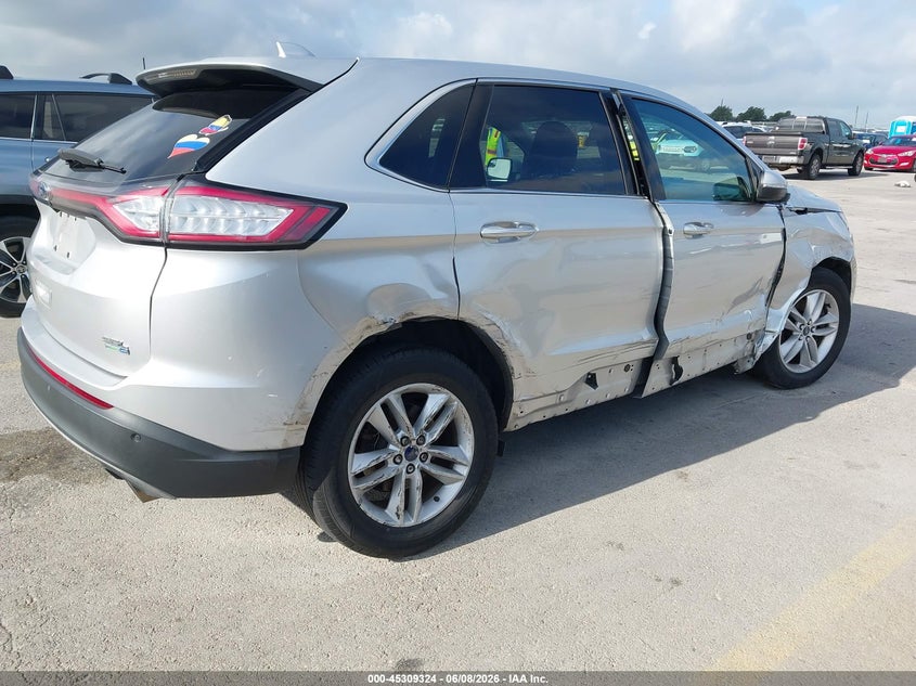 Vin: 2fmtk4j97fbb23535, lot: 45807209, ford edge sel 20154
