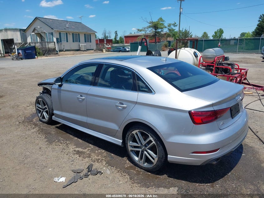 Vin: wauj8gffxh1015268, lot: 45807264, audi a3 premium plus 20173