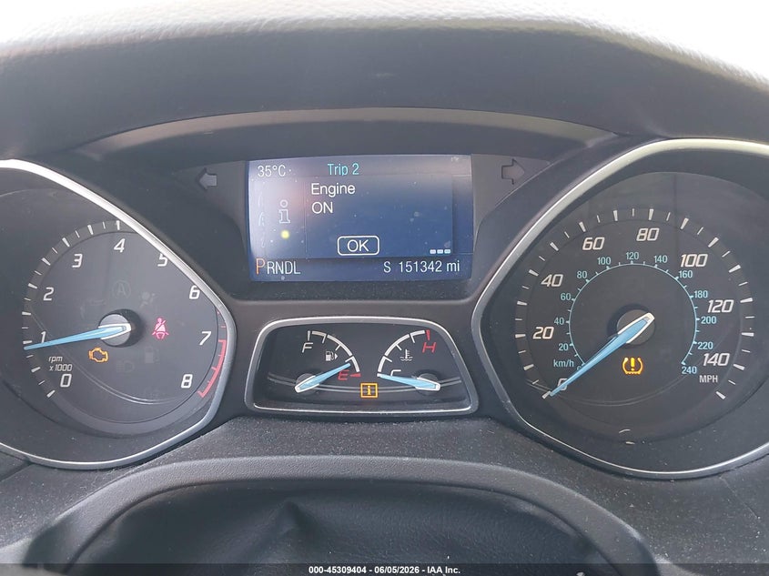 2014 FORD FOCUS HATCHBACK 2.0L I-4 DI, DOHC, VVT, 159HP
