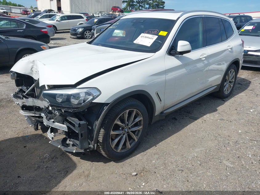 Vin: 5uxtr7c53kle96093, lot: 45807344, bmw x3 sdrive30i 20192