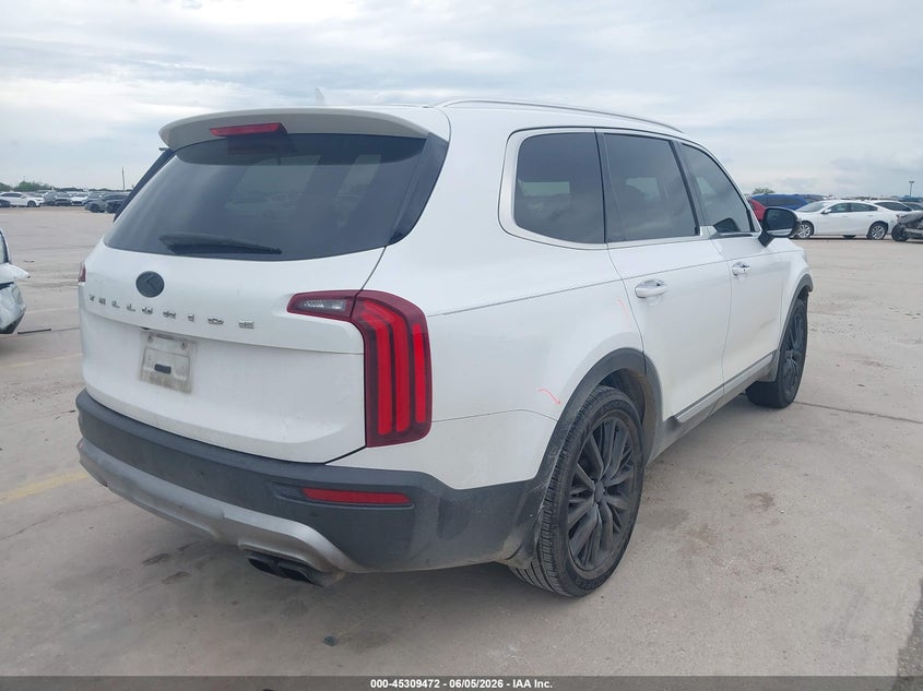 Vin: 5xyp54hc1lg042729, lot: 45807383, kia telluride sx 20204
