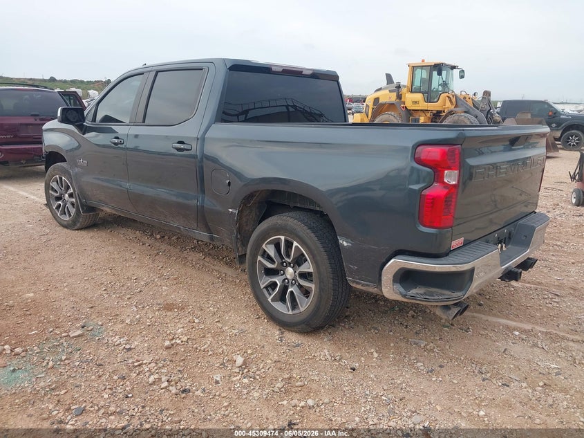Vin: 3gcpwced3kg213629, lot: 45807385, chevrolet silverado 1500 lt 20193