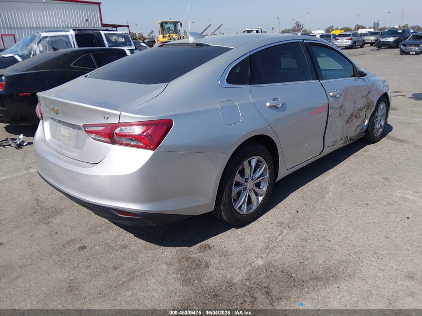 Vin: 1g1zd5st5mf069701, lot: 45807386, chevrolet malibu fwd lt 20214