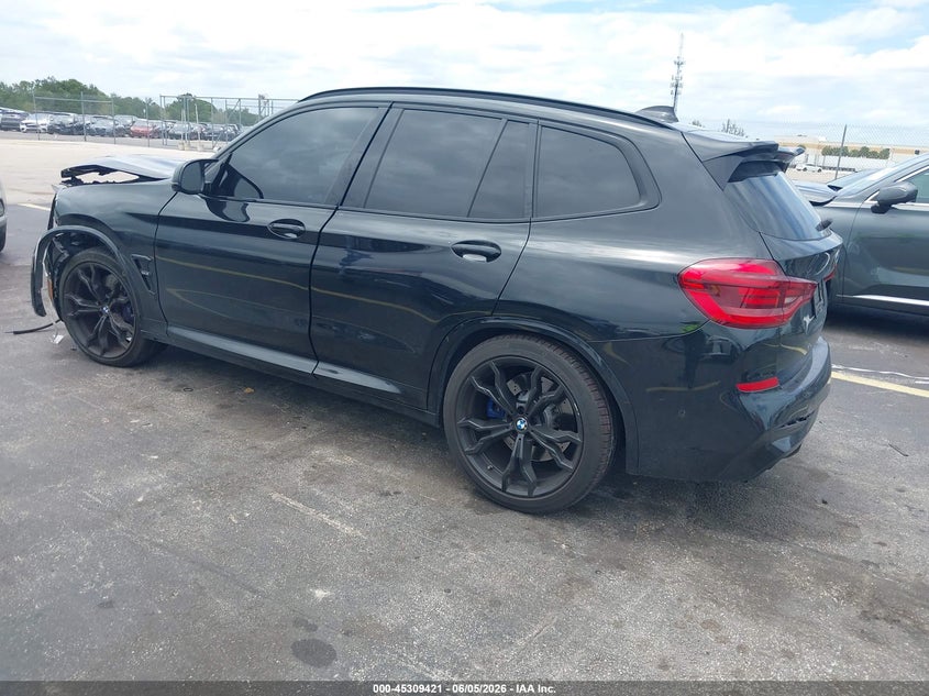 Vin: 5ymts0c0xlla57998, lot: 45807402, bmw x3 m competition 20203