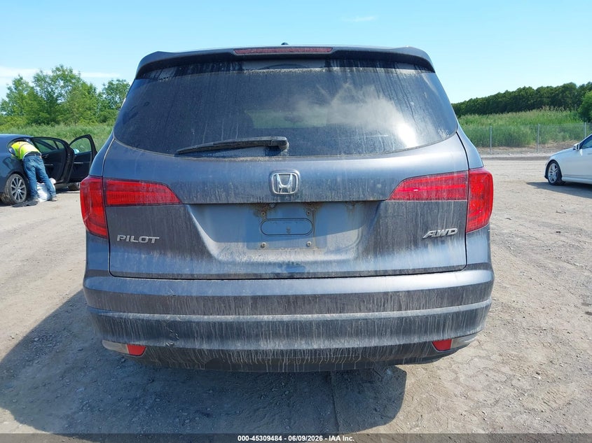 2016 Honda Pilot Ex-L VIN: 5FNYF6H54GB115314 Lot: 45309484