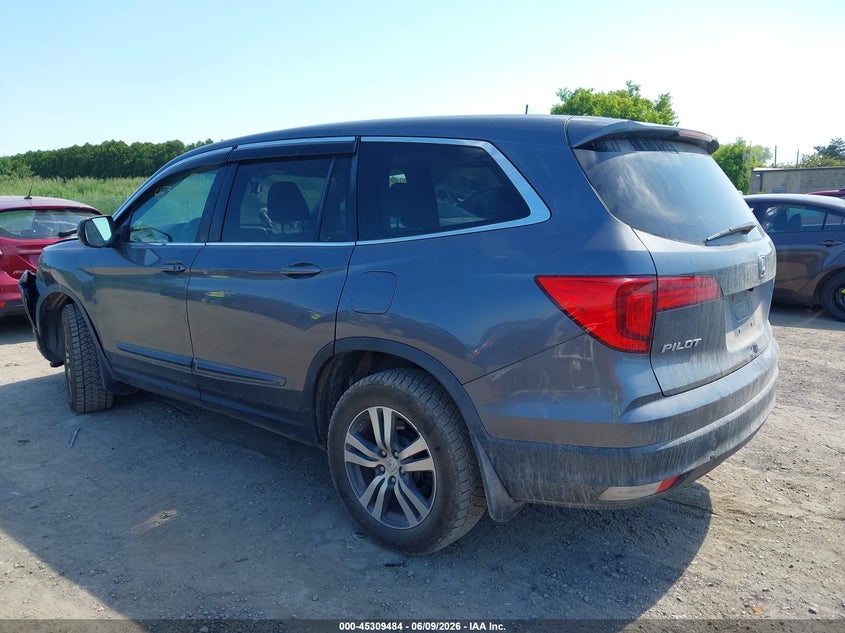 Vin: 5fnyf6h54gb115314, lot: 45807404, honda pilot ex-l 20163