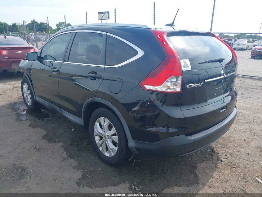 Vin: 2hkrm3h75eh558046, lot: 45807416, honda cr-v ex-l 20143
