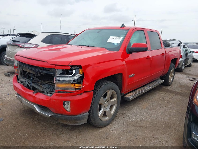 Vin: 3gcukrec8hg214244, lot: 45807420, chevrolet silverado 1500 2lt 20172