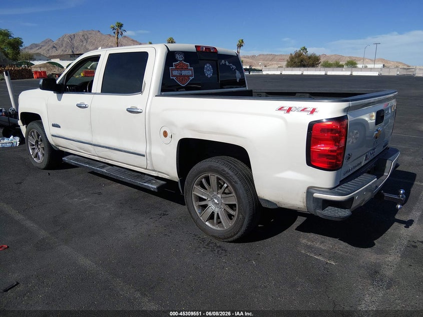 Vin: 3gcuktec3fg283109, lot: 45807477, chevrolet silverado 1500 high country 20153