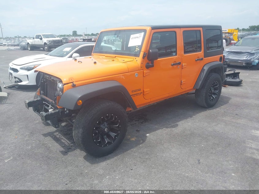 Vin: 1c4bjwdg4cl279715, lot: 45807553, jeep wrangler unlimited sport 20122